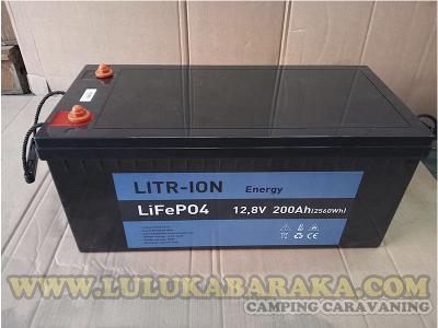 Bateria Litio 200amp Litr-Ion Energy con Amperímetro (RASTRO)